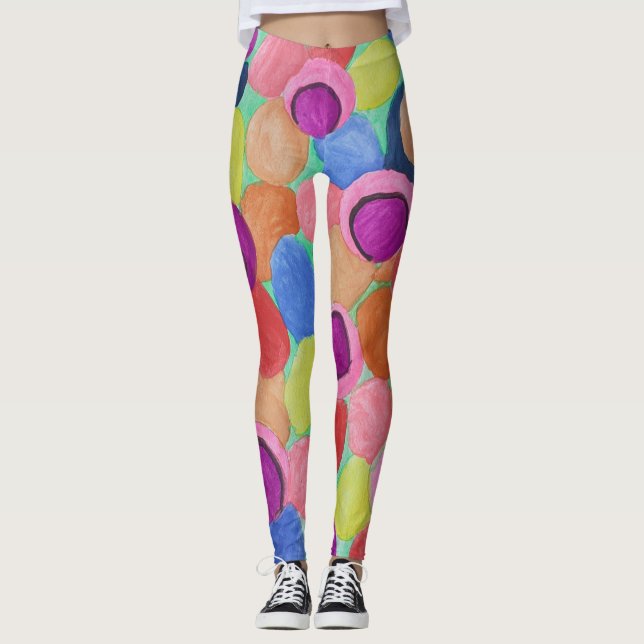 Candy Cfarbred Blume Leggings (Vorderseite)
