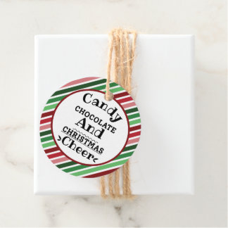 Candy Chocolate und Weihnachtsschmuck Geschenkanhänger