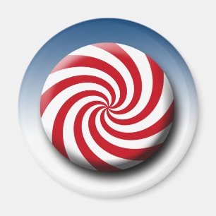 Candy Christmas Holiday Magnet