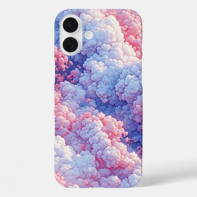 Candy Cloudscape - IPhone 16 Coque (Verso)