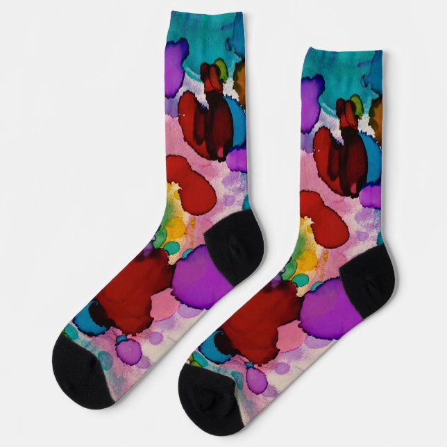 Candy Clown Socken (Linkes Detail)