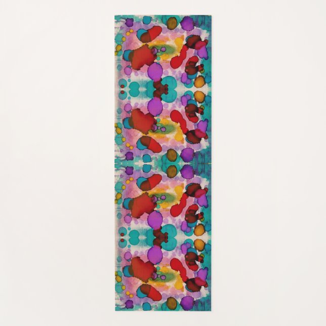 Candy Clown Yogamatte (Vorderseite)