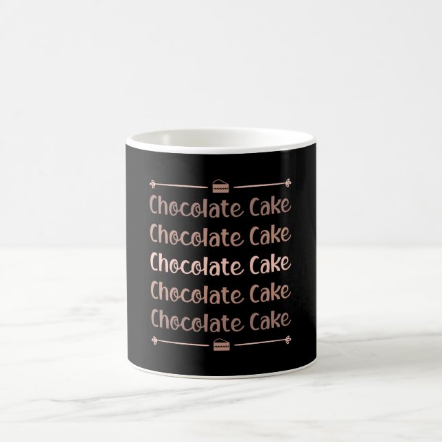 Candy Cocoa Chocolate Cake Day Süßes Geschenk Idee Kaffeetasse (Mittel)