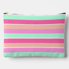 Candy Colors Stripes Zubehörtasche