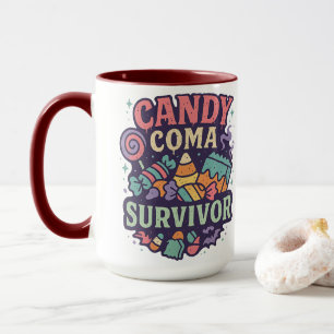 Candy Coma Überlebender Halloween Tasse