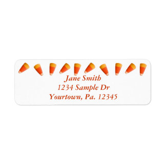 Candy Corn Address Label