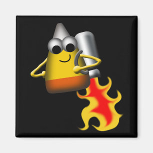 Candy Corn Chaos - Funny 1 von 4 - Magnet