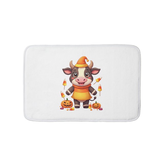 Candy Corn Cow Badematte (Vorderseite)