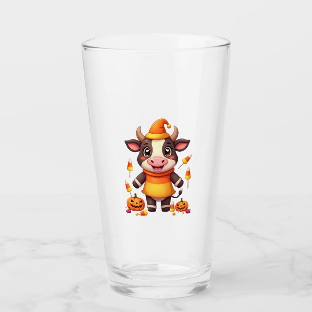 Candy Corn Cow Glas (Vorderseite)