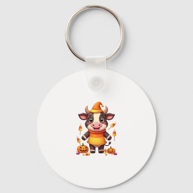 Candy Corn Cow Schlüsselanhänger (Vorderseite)