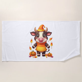 Candy Corn Cow Strandtuch