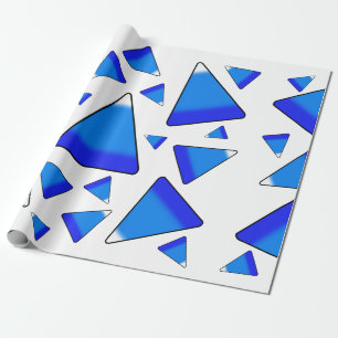 Candy Corn Dark Blues Geschenkpapier