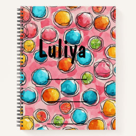 Candy Corn Delight Spiral Notebook Notizbuch