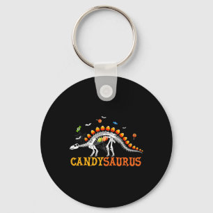 Candy Corn Dinosaur Skeleton Happy Halloween Schlüsselanhänger