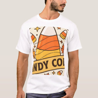 Candy Corn Fan Club Süßeste Jahreszeit Stempel T-Shirt