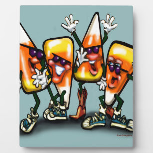 Candy Corn Gang Fotoplatte