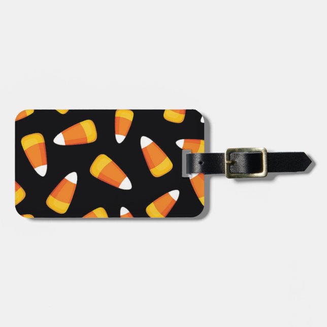 Candy Corn Gepäckanhänger (Vorderseite horizontal)
