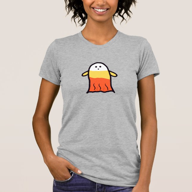 Candy Corn Ghost T-Shirt (Vorderseite)