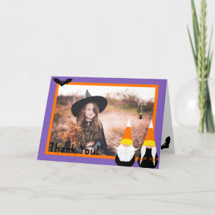 Candy Corn Gnomes Dankeskarte