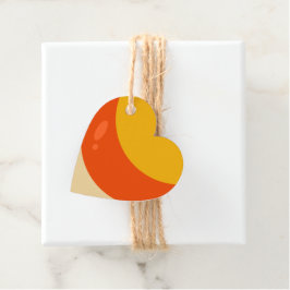 Candy Corn Halloween Geschenkanhänger