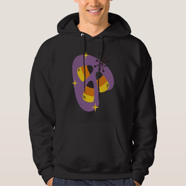 Candy Corn Halloween Hoodie (Vorderseite)