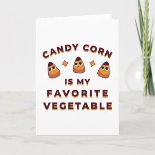 Candy Corn Halloween Karte