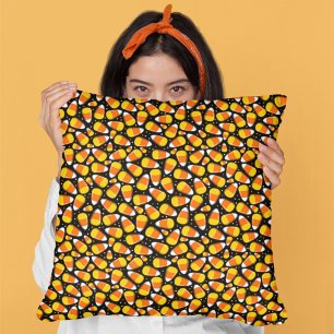 Candy Corn Halloween Kissen