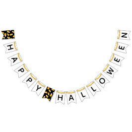 Candy Corn Happy Halloween Wimpelkette