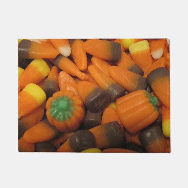 Candy Corn Herbst Saison Doormat Fußmatte (Vorderseite)