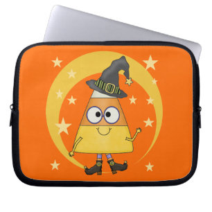 Candy Corn Hexe Halloween Laptopschutzhülle