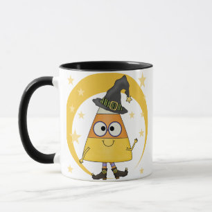 Candy Corn Hexe Halloween Tasse