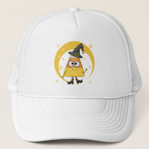 Candy Corn Hexe Halloween Truckerkappe