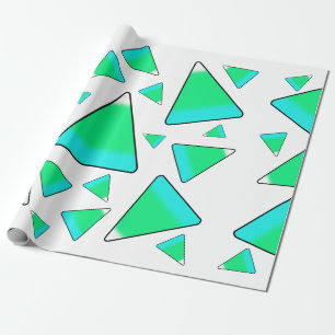Candy Corn in Grüntönen Geschenkpapier