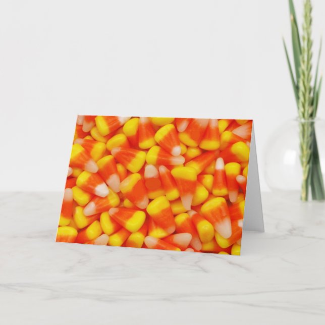 "Candy Corn" Karte (Vorderseite)