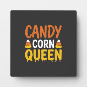Candy Corn Königin Halloween Grafik_1 Fotoplatte