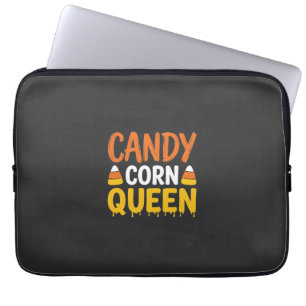 Candy Corn Königin Halloween Grafik_1 Laptopschutzhülle
