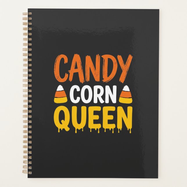 Candy Corn Königin Halloween Grafik_1 Planer (Vorderseite)