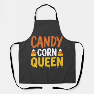 Candy Corn Königin Halloween Grafik_1 Schürze