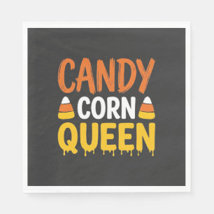 Candy Corn Königin Halloween Grafik_1 Serviette