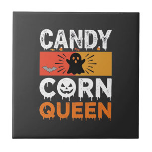 Candy Corn Königin Halloween SVG Design Fliese