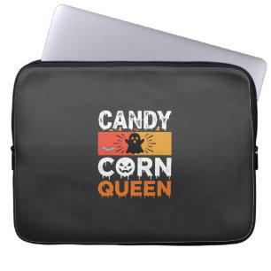 Candy Corn Königin Halloween SVG Design Laptopschutzhülle