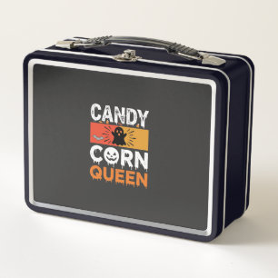 Candy Corn Königin Halloween SVG Design Metall Brotdose