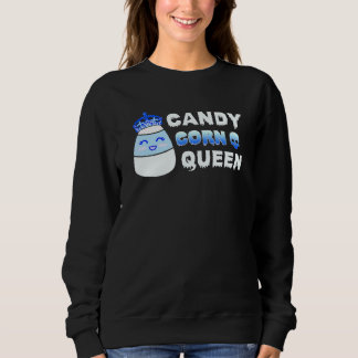 Candy Corn Königin Halloween Sweatshirt