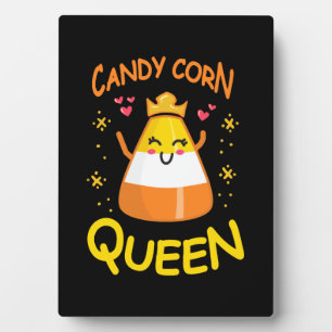 Candy Corn Königin Süß Halloween Kawaii Krone Fotoplatte