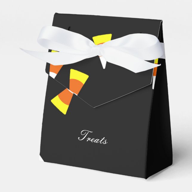 Candy Corn Leckereien Gefälligkeitsbox Geschenkschachtel (Vorderseite)