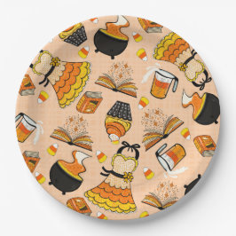 Candy Corn Magic Halloween Papierplatte Pappteller