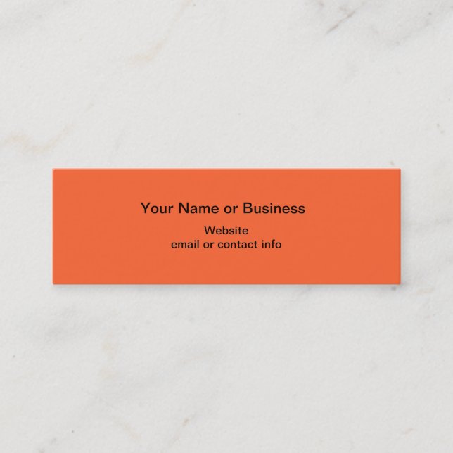 Candy Corn Mini Lesezeichen Business Card Visitenkarte (Vorderseite)