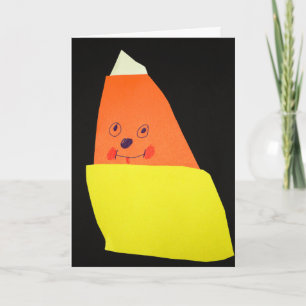 Candy Corn Monster Karte