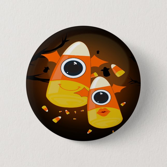 Candy Corn Monsters Button (Vorderseite)
