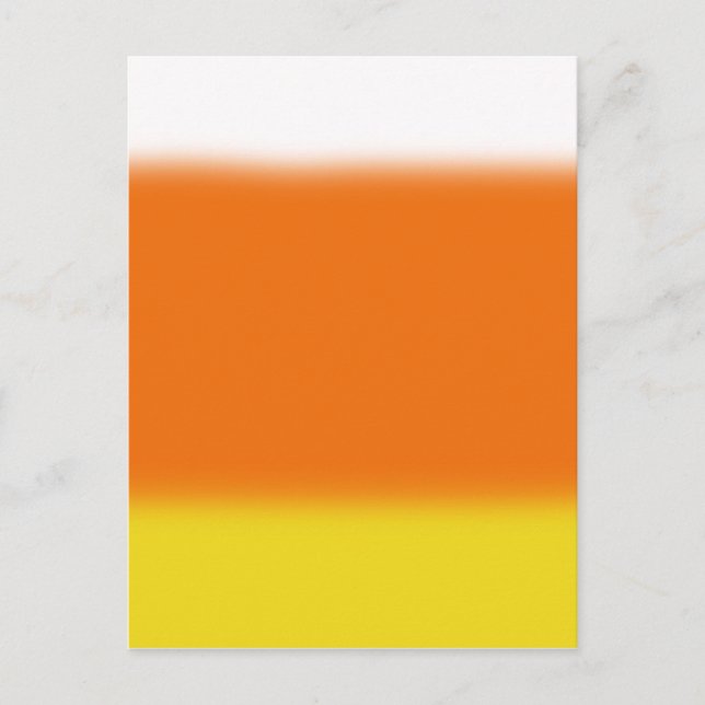 Candy Corn Ombre Postkarte (Vorderseite)